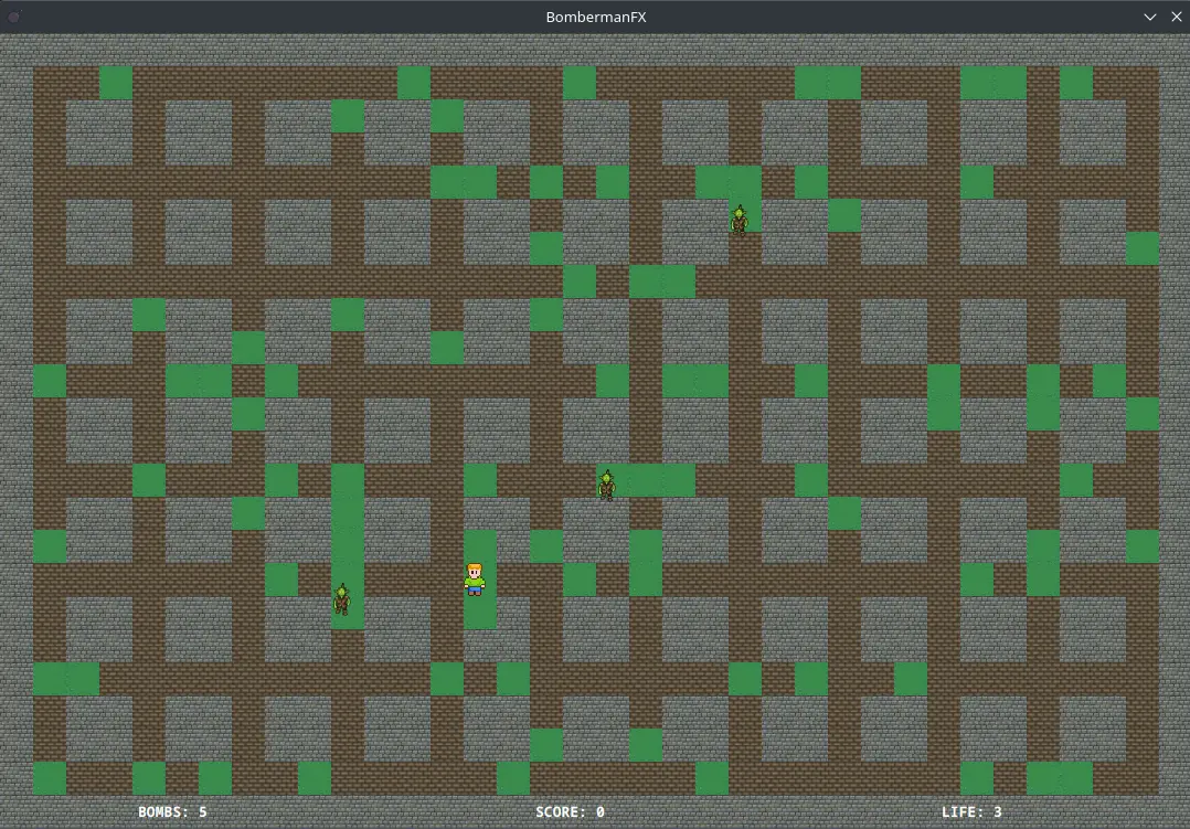 Capture d'écran du jeu Bomberman